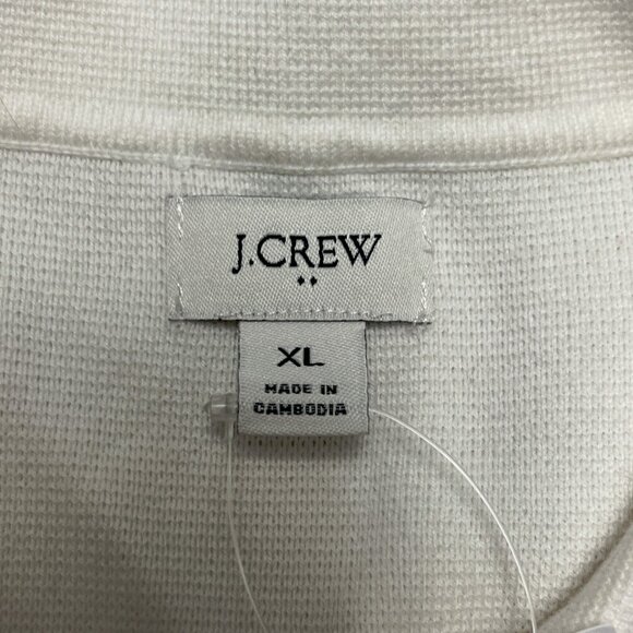 J. Crew Factory Polo Lady Jacket Cardigan Womens Size XL White NWT $138 CB956 - Picture 7 of 9